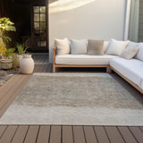 Addison Chantille ACN2214 Stripes Machine Made Transitional Beige Rug