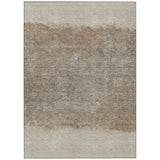 Addison Chantille ACN2214 Stripes Machine Made Transitional Beige Rug
