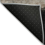 Addison Chantille ACN2214 Stripes Machine Made Transitional Black Rug