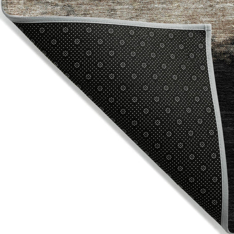 Addison Chantille ACN2214 Stripes Machine Made Transitional Black Rug