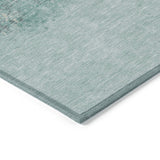 Addison Chantille ACN2214 Stripes Machine Made Transitional Teal Rug