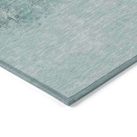 Addison Chantille ACN2214 Stripes Machine Made Transitional Teal Rug