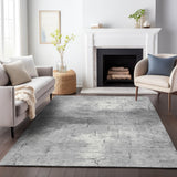 Addison Chantille ACN2215 Geometric Machine Made Transitional Gray Rug