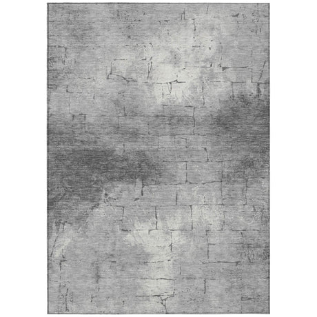 Addison Chantille ACN2215 Geometric Machine Made Transitional Gray Rug