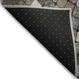Addison Chantille ACN2216 Geometric Machine Made Transitional Brown Rug
