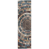 Addison Chantille ACN2216 Geometric Machine Made Transitional Copper Rug
