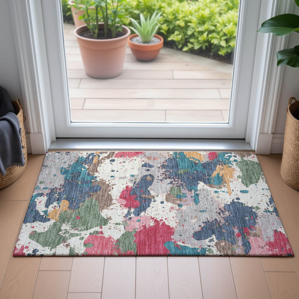 Addison Chantille ACN2217 Modern Machine Made Transitional Ivory Rug