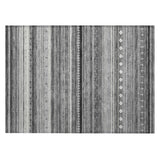Addison Chantille ACN2218 Stripes Machine Made Transitional Gray Rug
