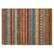Addison Chantille ACN2218 Stripes Machine Made Transitional Paprika Rug