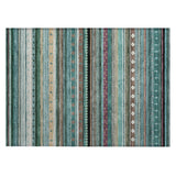 Addison Chantille ACN2218 Stripes Machine Made Transitional Teal Rug