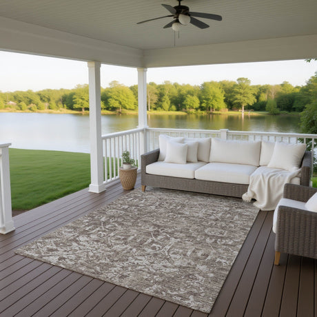 Dalyn Aberdeen AB1 Fudge Rug outdoor lifestyle image