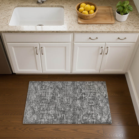 Dalyn Aberdeen AB1 Graphite Rug shown in a room