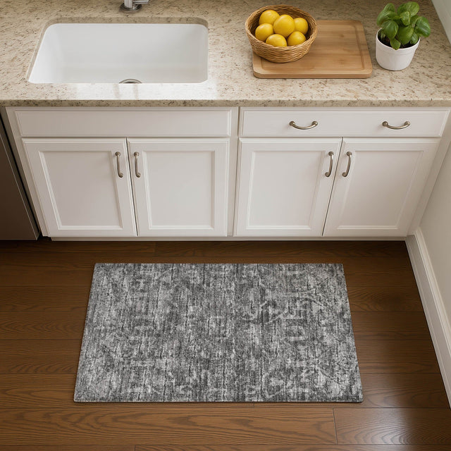 Dalyn Aberdeen AB1 Graphite Rug shown in a room