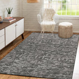 Dalyn Aberdeen AB1 Graphite Rug shown in a room