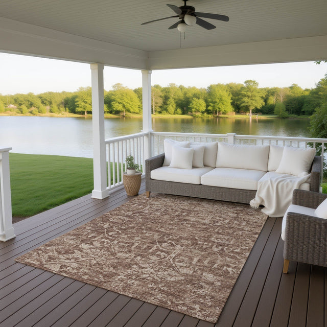 Dalyn Aberdeen AB1 Mink Rug outdoor lifestyle image