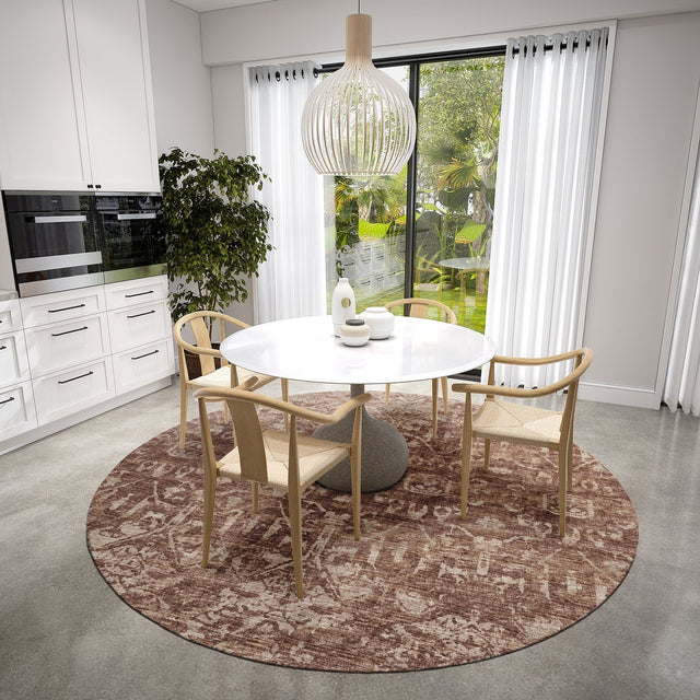 Dalyn Aberdeen AB1 Mink Rug shown in a room