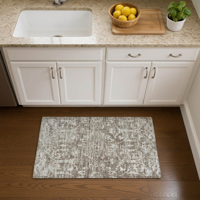 Dalyn Aberdeen AB1 Mushroom Rug shown in a room