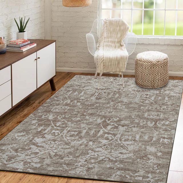 Dalyn Aberdeen AB1 Mushroom Rug shown in a room