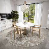 Dalyn Aberdeen AB1 Mushroom Rug shown in a room