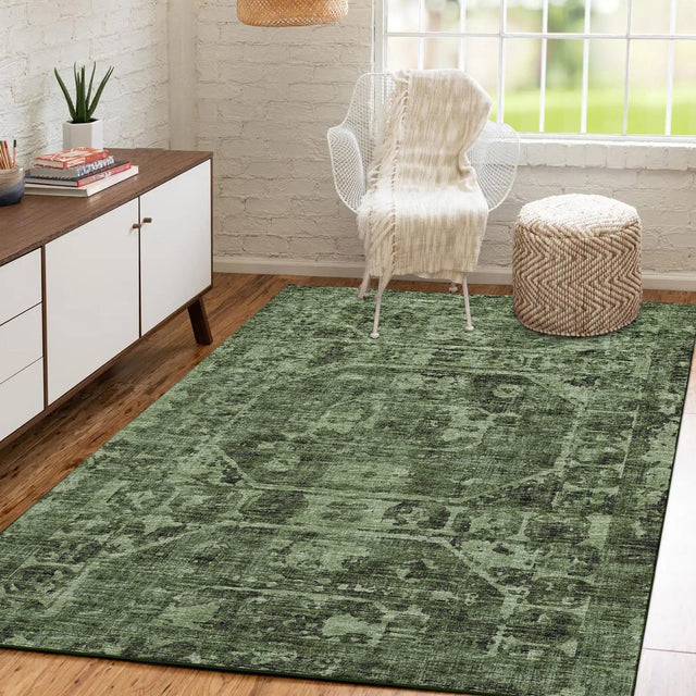 Dalyn Aberdeen AB2 Cactus Rug shown in a room