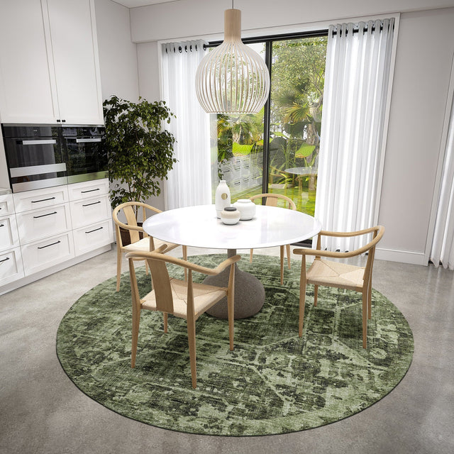 Dalyn Aberdeen AB2 Cactus Rug shown in a room
