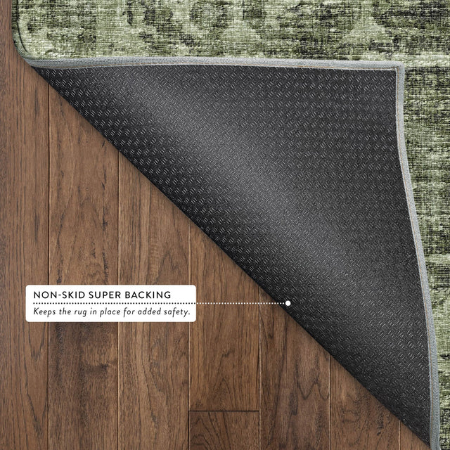 Dalyn Aberdeen AB2 Cactus Rug backing detail