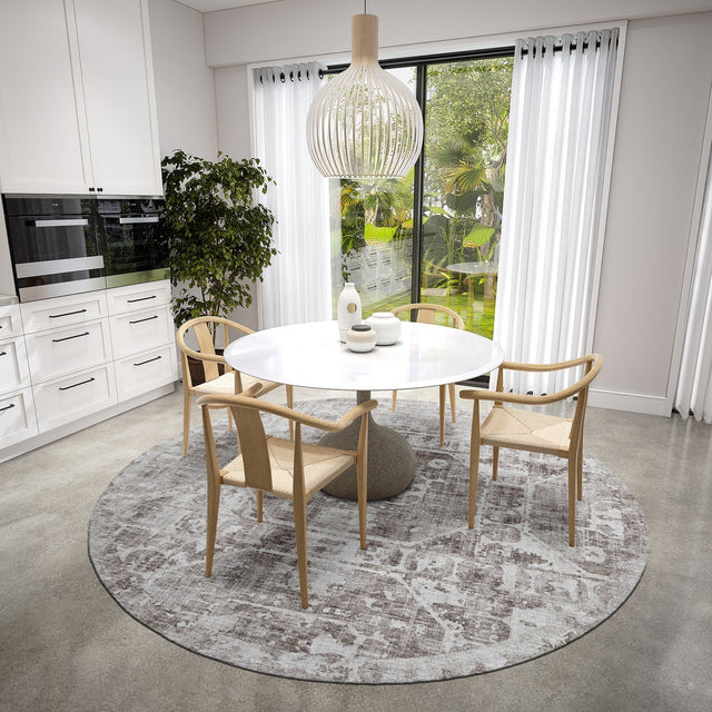 Dalyn Aberdeen AB2 Coffee Rug shown in a room