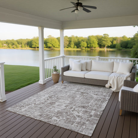 Dalyn Aberdeen AB2 Coffee Rug outdoor lifestyle image