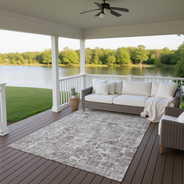 Dalyn Aberdeen AB2 Coffee Rug outdoor lifestyle image