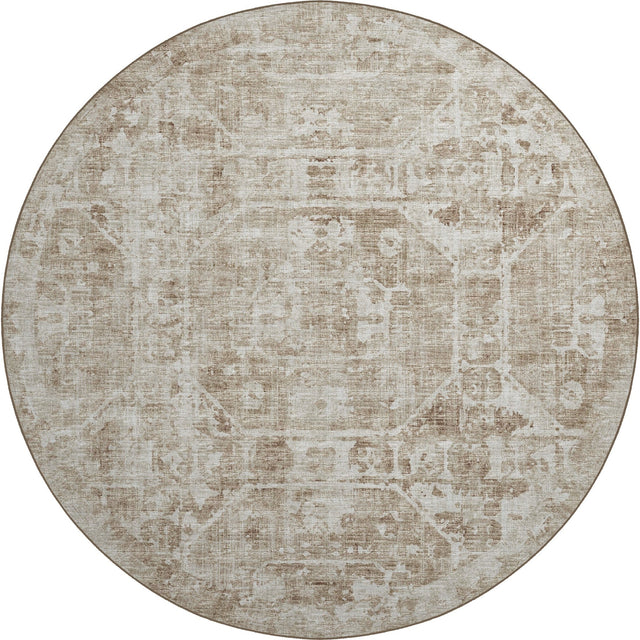 Dalyn Aberdeen AB2 Driftwood Rug round rug