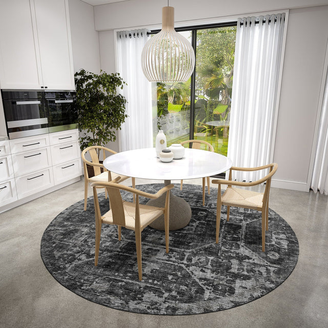Dalyn Aberdeen AB2 Midnight Rug shown in a room
