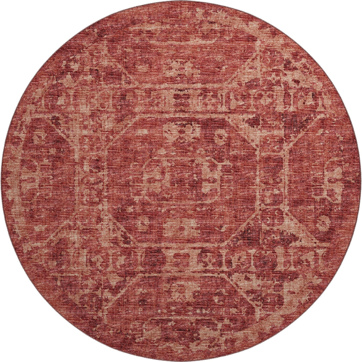 Dalyn Aberdeen AB2 Paprika Rug round rug