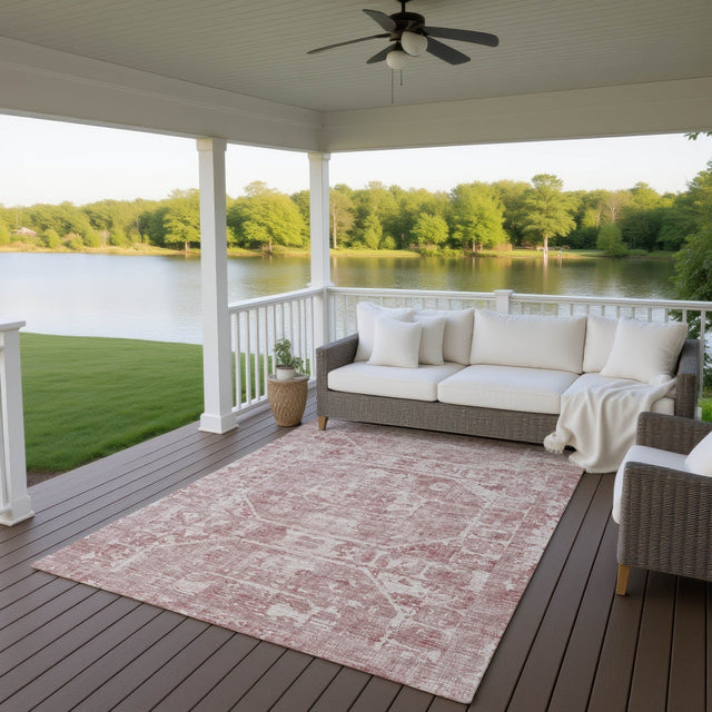 Dalyn Aberdeen AB2 Rose Rug outdoor lifestyle image