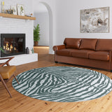 Dalyn Akina AK1 Flannel Rug shown in a room