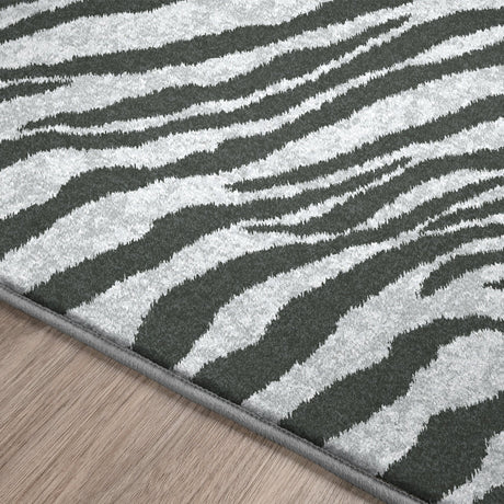 Dalyn Akina AK1 Flannel Rug finished edge detail