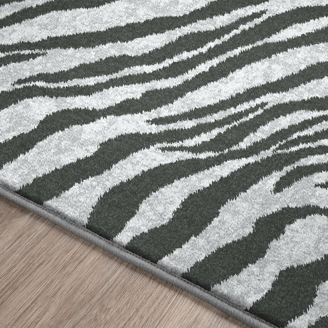 Dalyn Akina AK1 Flannel Rug finished edge detail