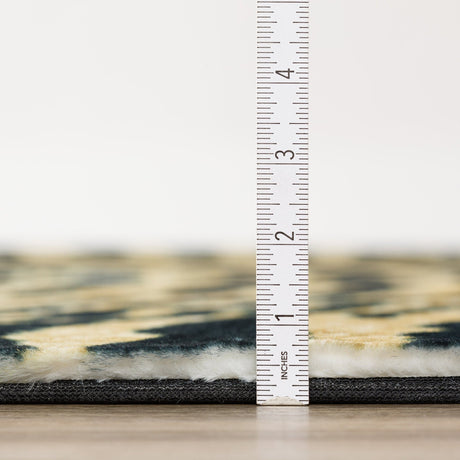 Dalyn Akina AK1 Gold Rug pile height detail