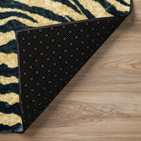 Dalyn Akina AK1 Gold Rug backing detail