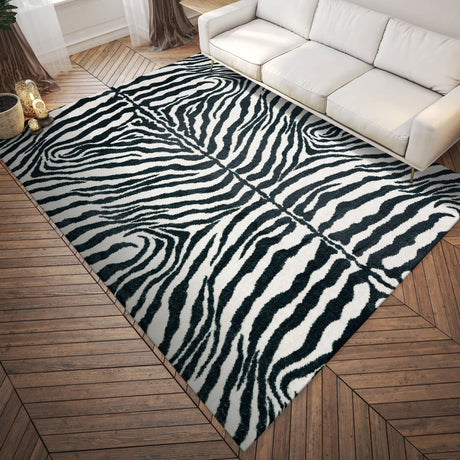 Dalyn Akina AK1 Ivory Rug shown in a room
