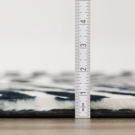 Dalyn Akina AK1 Ivory Rug pile height detail