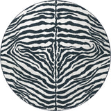 Dalyn Akina AK1 Ivory Rug round rug
