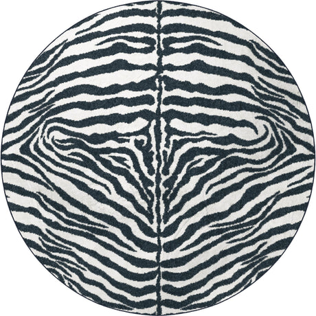 Dalyn Akina AK1 Ivory Rug round rug