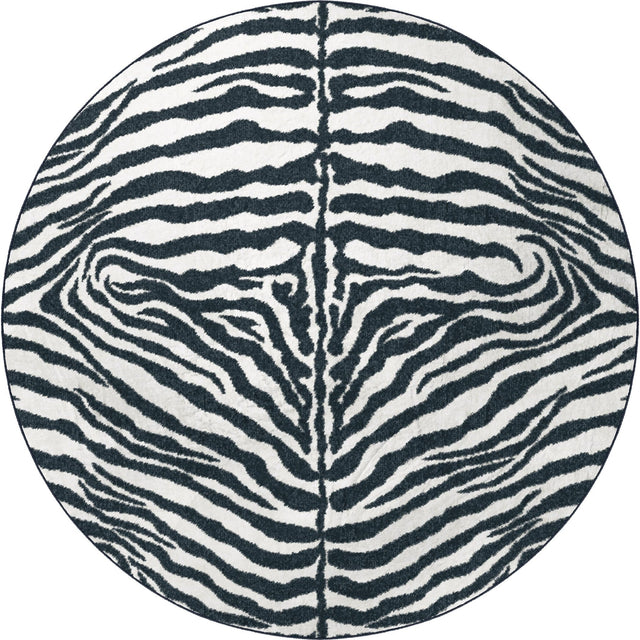 Dalyn Akina AK1 Ivory Rug round rug