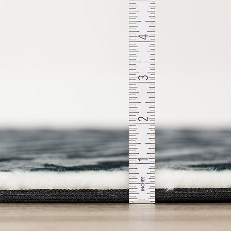 Dalyn Akina AK1 Midnight Rug pile height detail
