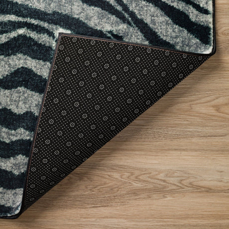 Dalyn Akina AK1 Midnight Rug backing detail
