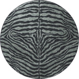 Dalyn Akina AK1 Midnight Rug round rug