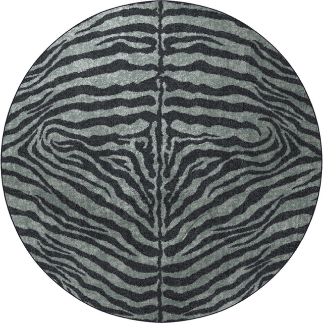 Dalyn Akina AK1 Midnight Rug round rug