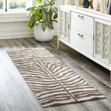 Dalyn Akina AK1 Mocha Rug shown in a room