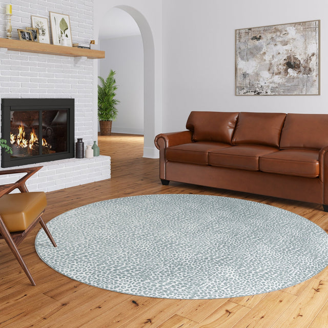Dalyn Akina AK2 Flannel Rug shown in a room