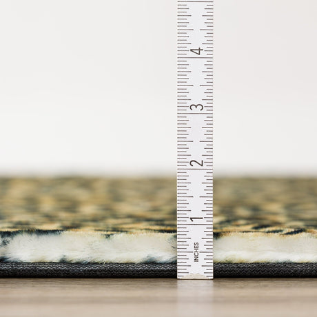 Dalyn Akina AK2 Gold Rug pile height detail